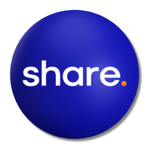 Share logo circle